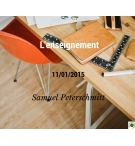 L'enseignement - Samuel Peterschmitt
