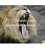 … Fatigués, mais poursuivant toujours…! - Jean-Marie Ribay