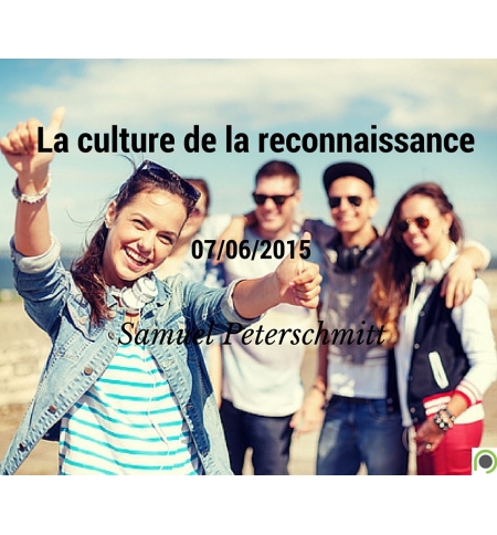 La culture de la reconnaissance - Samuel Peterschmitt - CD ou DVD La culture de la reconnaissance - Samuel Peterschmitt - CD ou DVD