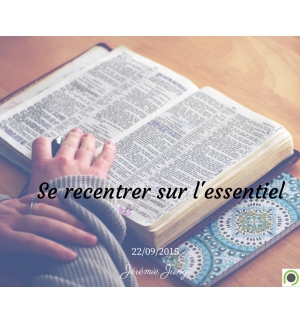 Se recentrer sur l'essentiel - Jérémie Jung - CD ou DVD