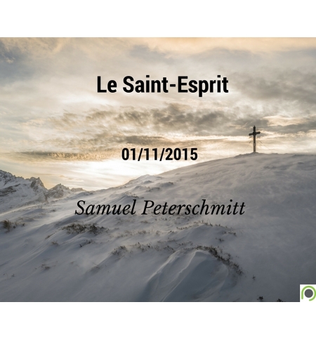 Le Saint-Esprit - Samuel Peterschmitt - CD ou DVD Le Saint-Esprit - Samuel Peterschmitt - CD ou DVD