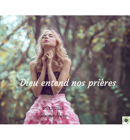 Dieu entend nos prières - Jérémie Jung - CD ou DVD