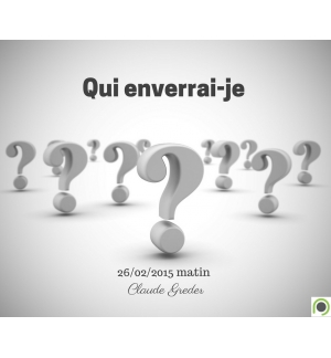 Qui enverrai-je - Greder Claude - CD