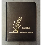 Bible Semeur Luxe - Couverture cuir vachette authentique souple noire