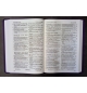 Bible Segond 1910 - Couleur parme avec motifs arabesques concaves