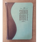 Bible Segond 1910 - Duo bleu nuit turquoise