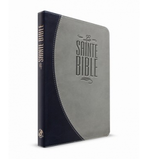 Bible Segond 1910 - Duo bleu-nuit gris Confort