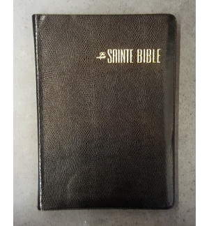 Bible Segond 1880 - Couleur noir lezard