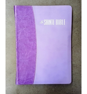 Bible Segond 1910 - Couleur parme clair et foncé
