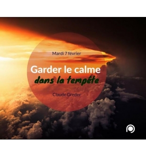 Garder le calme dans la tempête - Claude Greder