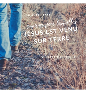 Les 3 raisons pour lesquelles Jésus est venu sur terre - Suzette Hattingh