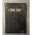 Bible Esaïe souple similicuir Lézard Noir -Tranche Or
