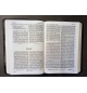Bible Esaïe souple similicuir Lézard Noir -Tranche Or