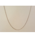 Chaîne gourmette 50cm-argent 925%