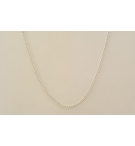 Chaîne métal argenté 60 cm