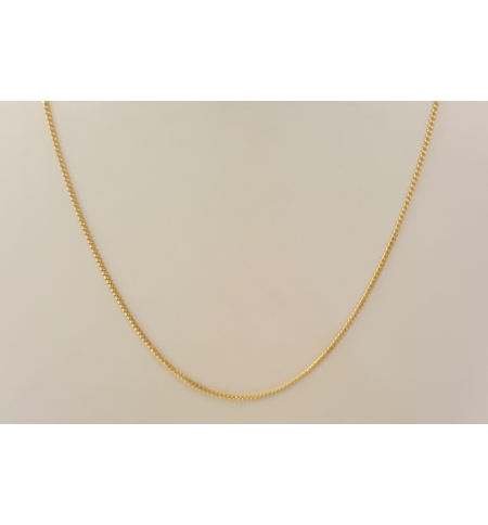 Chaîne plaqué or 50cm