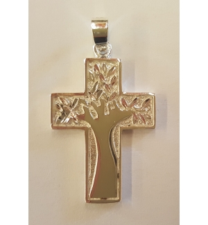 Pendentif croix arbre de vie