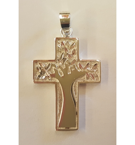 Pendentif croix arbre de vie