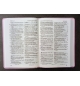 Bible souple similicuir Rose Dentelle, tranche blanche