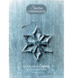 Carte condoléances