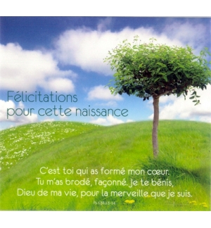 Carte félicitations