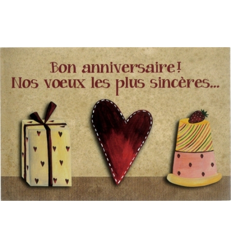 Carte anniversaire