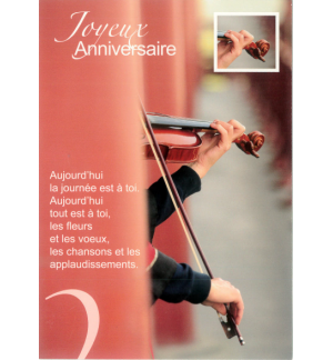 Carte anniversaire 