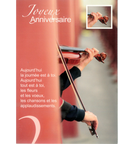 Carte anniversaire Carte anniversaire