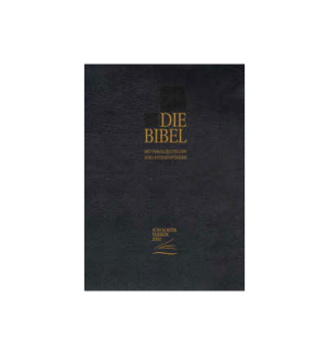 Bible Schlachter 2000 - Fibrocuir noir (Allemand)