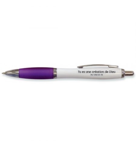 Stylo Rom avec le verset Ps 139 v13-16