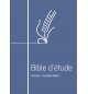Bible d’étude Semeur Couverture bleue, tranche blanche, Fermeture glissière