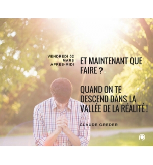 Quand on te descend dans la vallée de la réalité  - Claude Greder