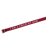Bracelet tissé "I am a child of God"