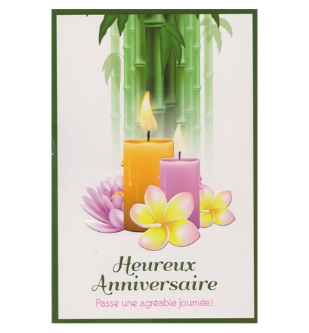 Carte "Anniversaire"