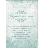 Carte condoléances