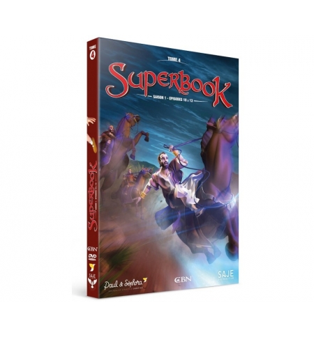 DVD Superbook Tome 4 - Saison 1 - Episodes 10 à 13 - Collectif DVD Superbook Tome 4 - Saison 1 - Episodes 10 à 13 - Collectif