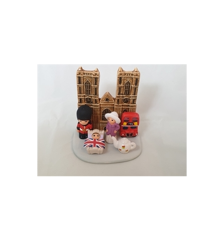Crêche du monde - LONDRES 7x9 cm