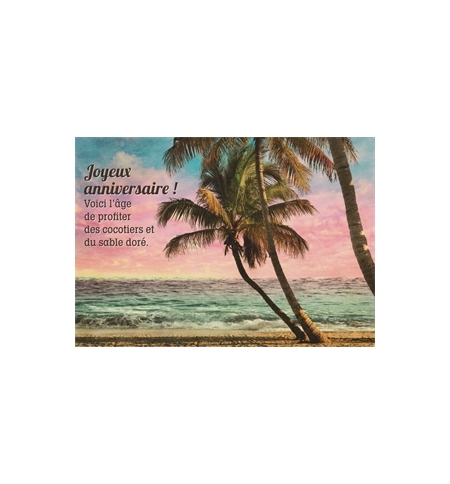 Carte "Anniversaire"