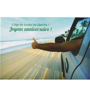 Carte" Anniversaire"