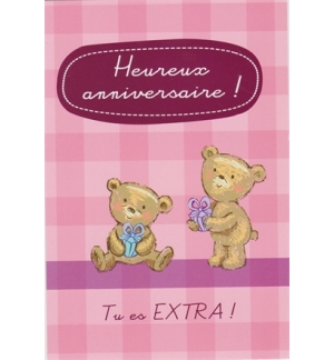 Carte "Anniversaire"