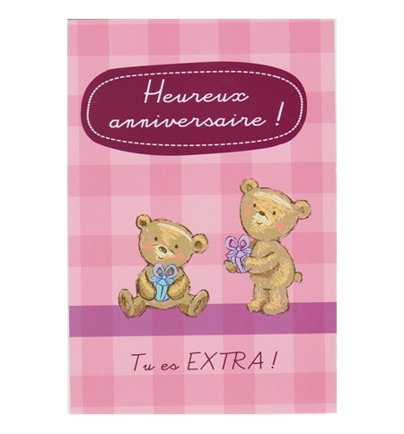 Carte "Anniversaire"