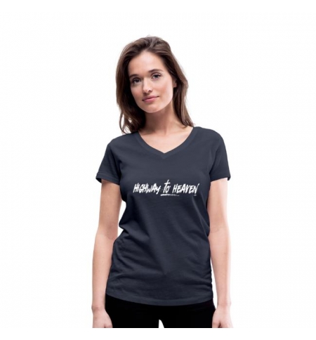 T-shirt manches courtes femmes "Highway to heaven" Noir T-shirt manches courtes femmes "Highway to heaven" Noir
