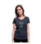 T-shirt manches courtes femme "Je t'aime d'un amour éternel" Bleu marine