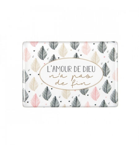 Magnet "L'amour de Dieu n'a pas de fin" Magnet "L'amour de Dieu n'a pas de fin"