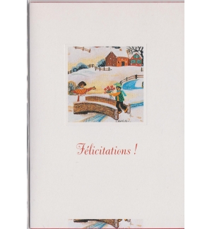 Carte "Félicitations"