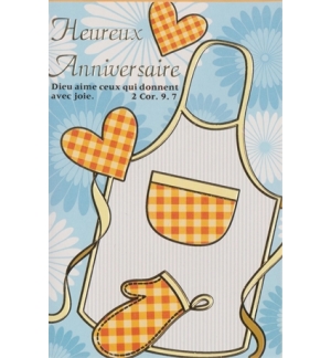 Carte "Anniversaire" avec verset