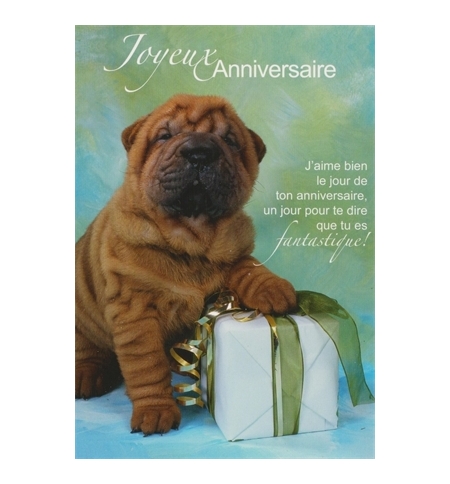 Carte "Anniversaire"