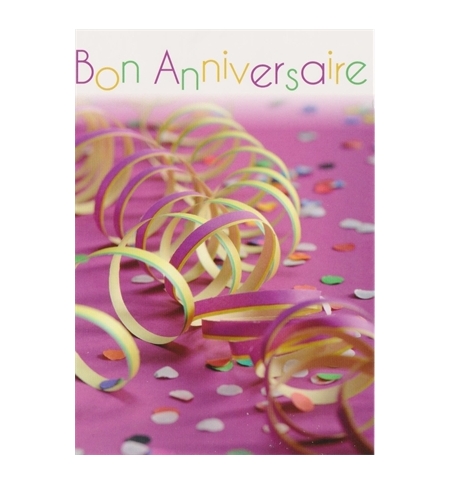 Carte "Anniversaire"