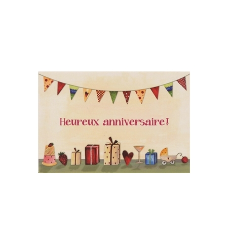 Carte "Anniversaire"