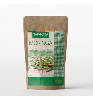 550 Gélules de poudre de feuilles de Moringa Oleifera - Agriculture régénératric